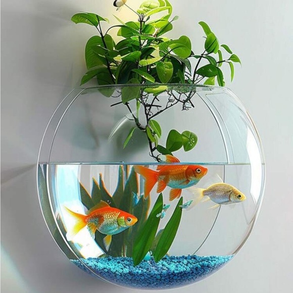 kristine’s closet Other - ❗️SOLD❗️2 (TWO) Wall-mounted Decorative Set, Hydroponic Plant Transparent